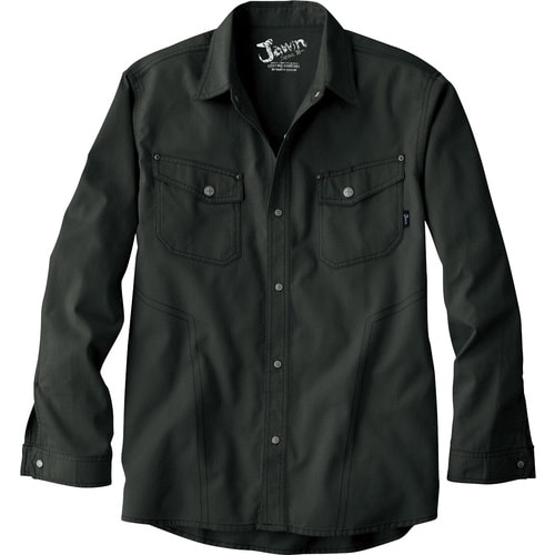 長袖シャツ 51104 ブラウン L