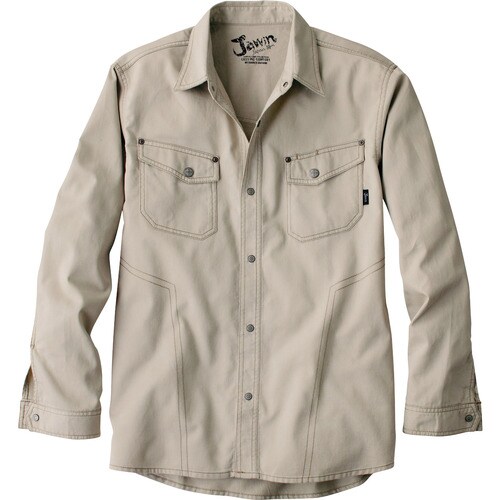 長袖シャツ 51104 アイボリ− LL