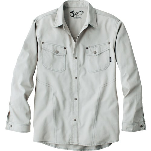 長袖シャツ 51104 シルバ− EL