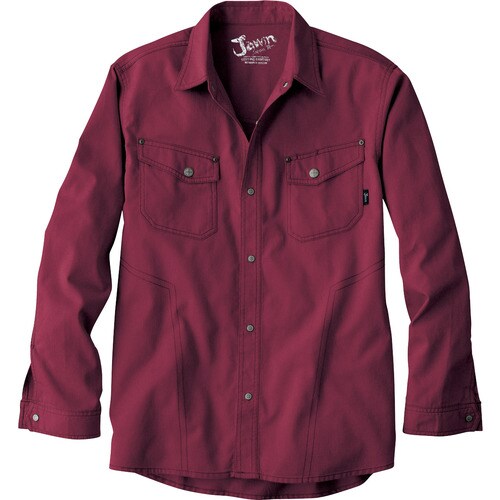 長袖シャツ 51104 クリムゾンレツド LL