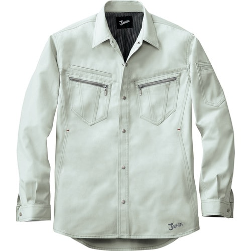 長袖シャツ 51804 クロムシルバ− LL