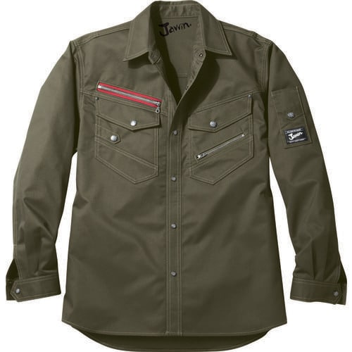 長袖シャツ 52104 ア−ミ−グリ−ン LL