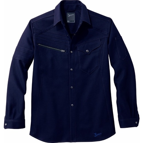 長袖シャツ 52704 ネ−ビ− L