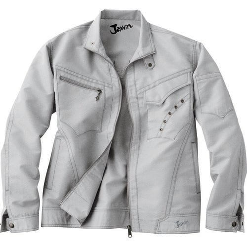 長袖ジャンパー 55600 シルバ− EL