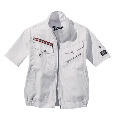 空調服半袖ブルゾン 54040 シルバ− LL