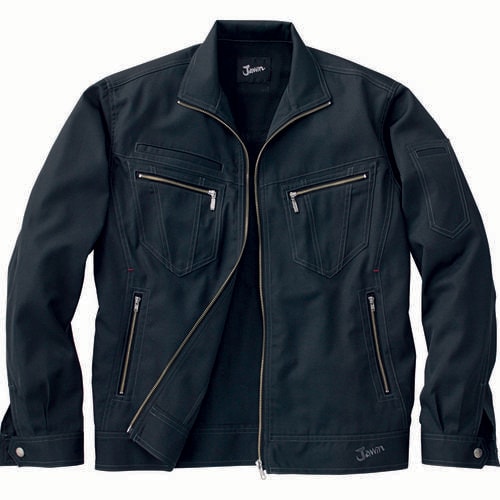 長袖ジャンパー 55800 シツクブラツク LL