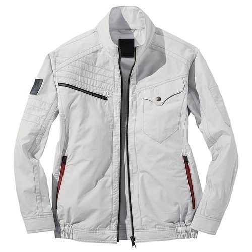 空調服長袖ブルゾン 54070 シルバ− 5L