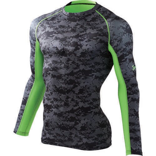 ロングスリーブ 56104 ブラツクカモフラ M