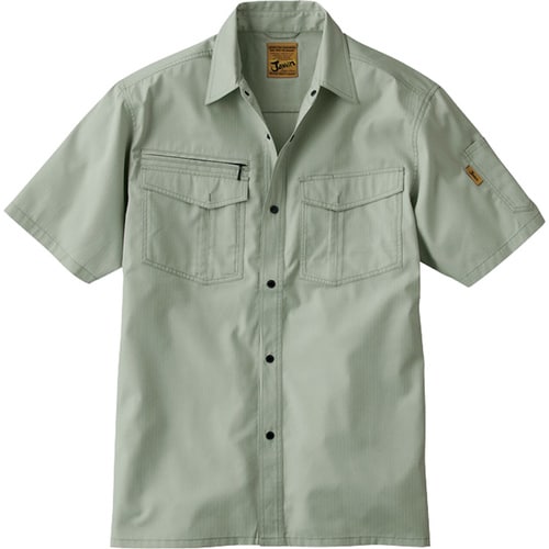 半袖シャツ 55214 ア−スグリ−ン LL