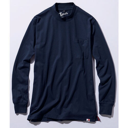 ローネックシャツ 55324 ネ−ビ− 5L