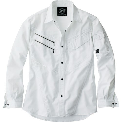 長袖シャツ 55404 ホワイト EL