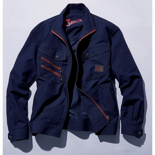 長袖ジャンパー 56300 ネ−ビ− 4L