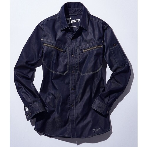 長袖シャツ 56504 ブライトネ−ビ− M