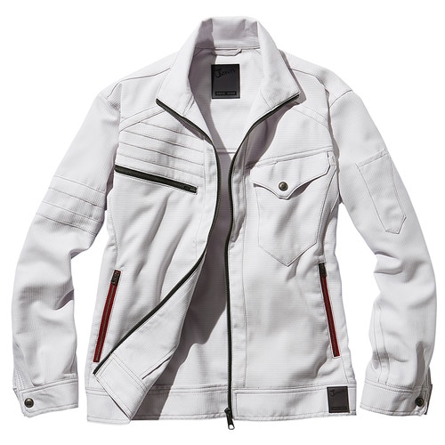 長袖ジャンパー 56700 シルバ− EL