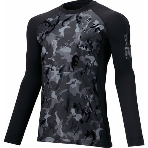 ロングスリーブ 58164 BKカモフラ M