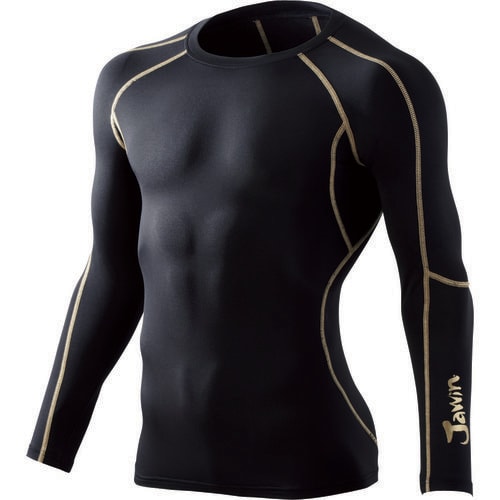 ロングスリーブ 58214 ブラツク LL