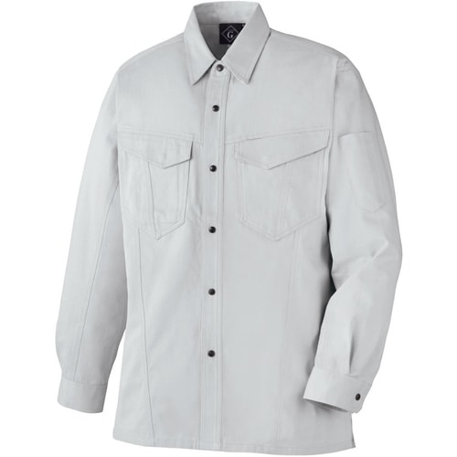 長袖シャツ 60004 シルバ− L