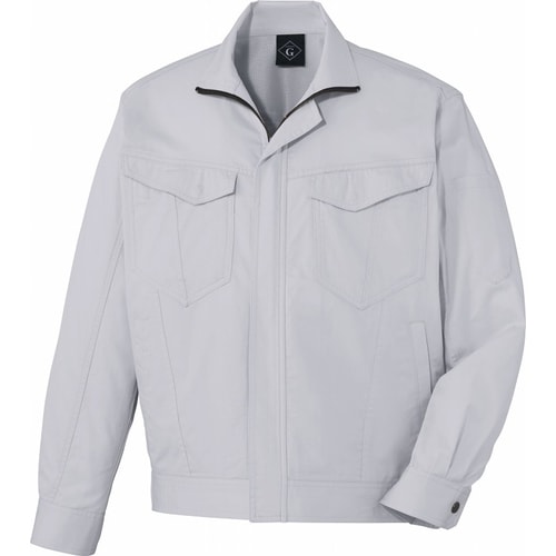 長袖ジャンパー 64000 シルバ− M