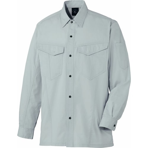 長袖シャツ 64004 ア−スグリ−ン 4L