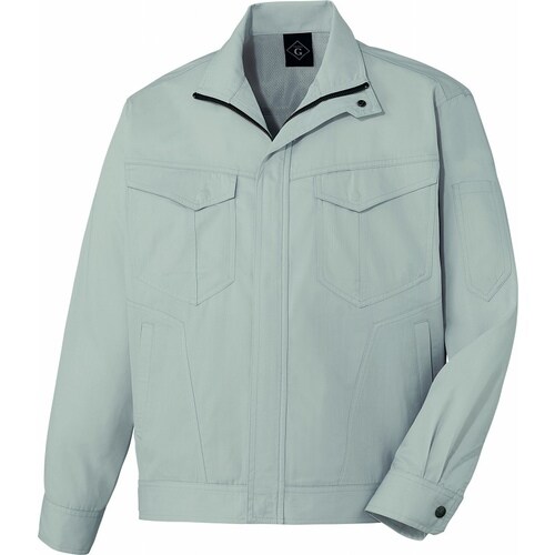 長袖ジャンパー 64200 ア−スグリ−ン LL