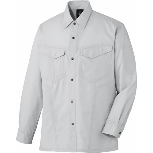 長袖シャツ 64204 シルバ− EL