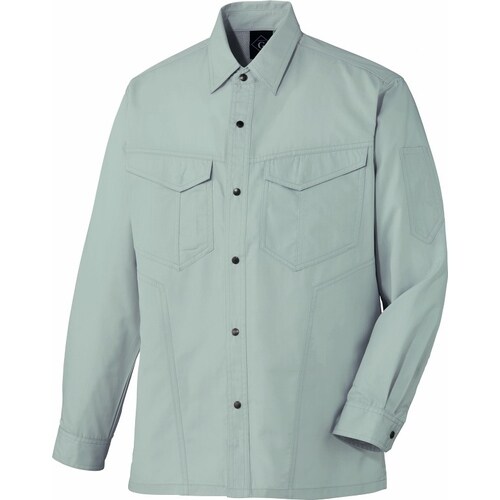 長袖シャツ 64204 ア−スグリ−ン LL