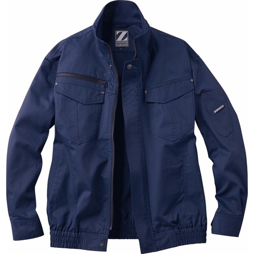 空調服長袖ブルゾン 74010 ネ−ビ− 4L