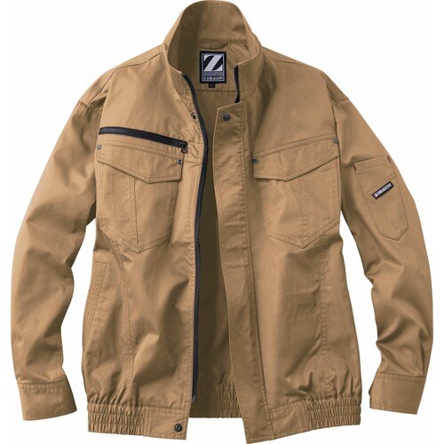 空調服長袖ブルゾン 74010 キヤメル LL