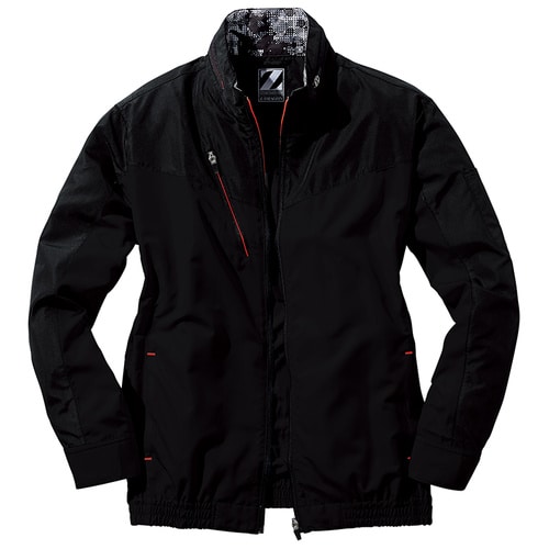 空調服長袖ブルゾン 74050 ブラツク LL
