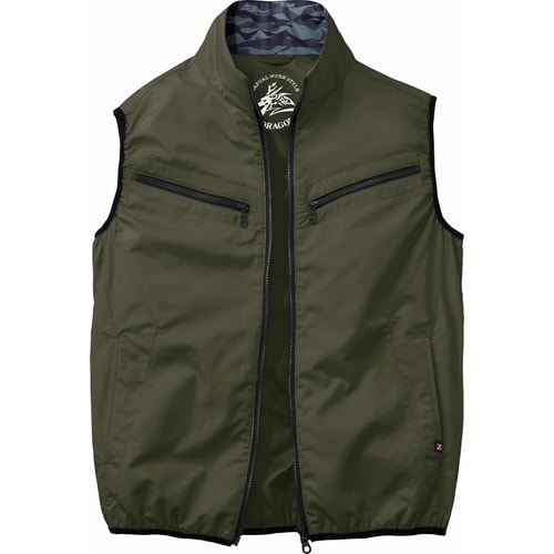 空調服ベスト 74070 ア−ミ−グリ−ン 5L