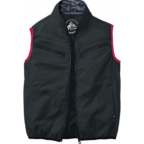 空調服ベスト 74070 シツクブラツク LL