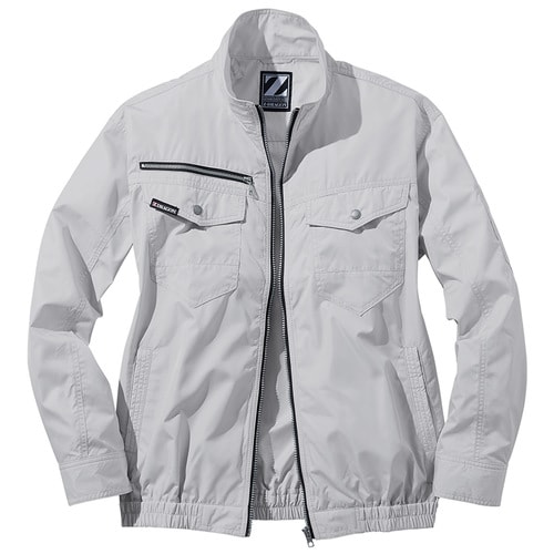 空調服長袖ブルゾン 74080 シルバ− S