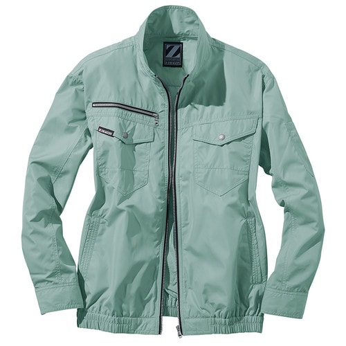 空調服長袖ブルゾン 74080 Eグリ−ン M