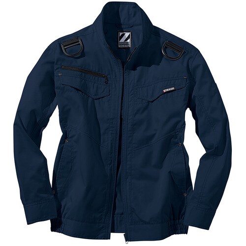 空調服長袖ブルゾン 74120 ネ−ビ− 4L