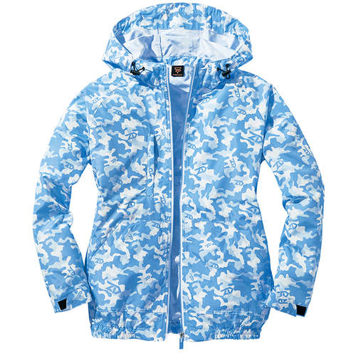 空調服長袖ブルゾン 74170 ブル−カモ 5L