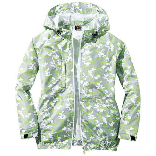 空調服長袖ブルゾン 74170 グリ−ンカモ 5L