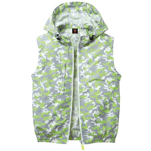 空調服ベスト 74190 グリ−ンカモフラ SS