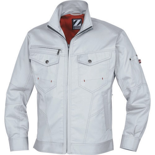 長袖ジャンパー 75200 シルバ− EL