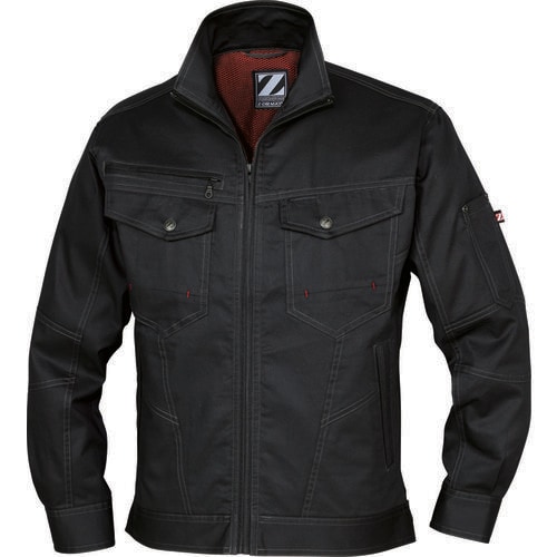 長袖ジャンパー 75200 シツクブラツク L