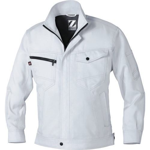 長袖ジャンパー 75300 シルバ− 5L