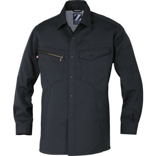 長袖シャツ 75304 シツクブラツク M