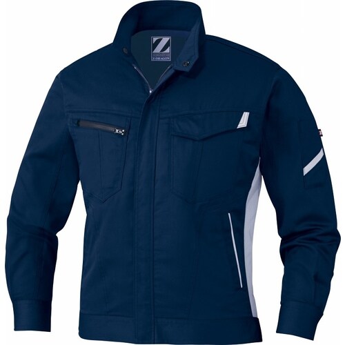 長袖ジャンパー 75500 ネ−ビ− 4L