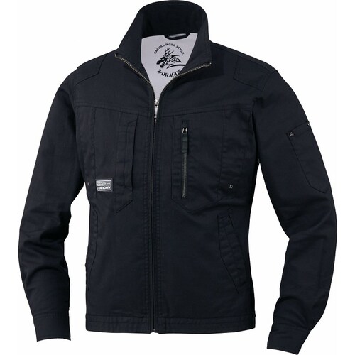 長袖ジャンパー 75700 ブラツク M