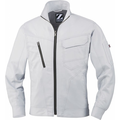 長袖ジャンパー 75900 シルバ− L