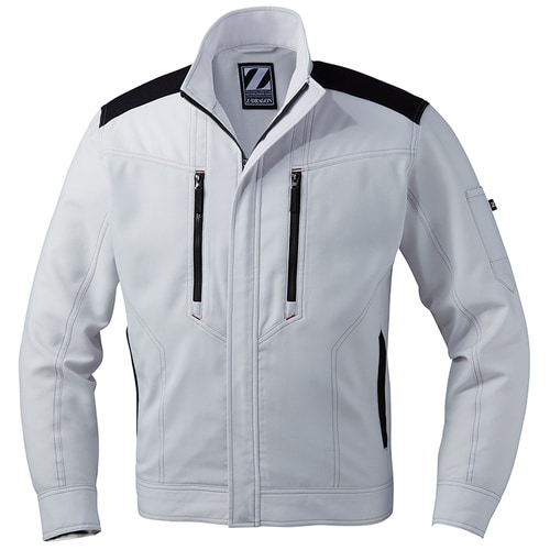 長袖ジャンパー 76000 シルバ− EL