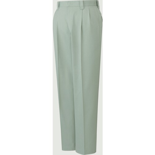 ツータックパンツ H80101 Eグリ−ン 120