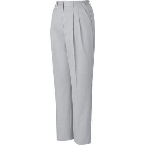 ツータックパンツ 80106 シルバ− 4L