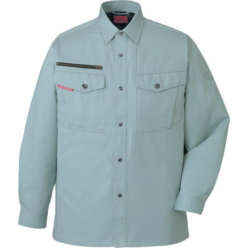 長袖シャツ 80204 ア−スグリ−ン 5L