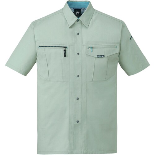 半袖シャツ 84014 ア−スグリ−ン S