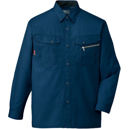 長袖シャツ 84104 ネ−ビ− L